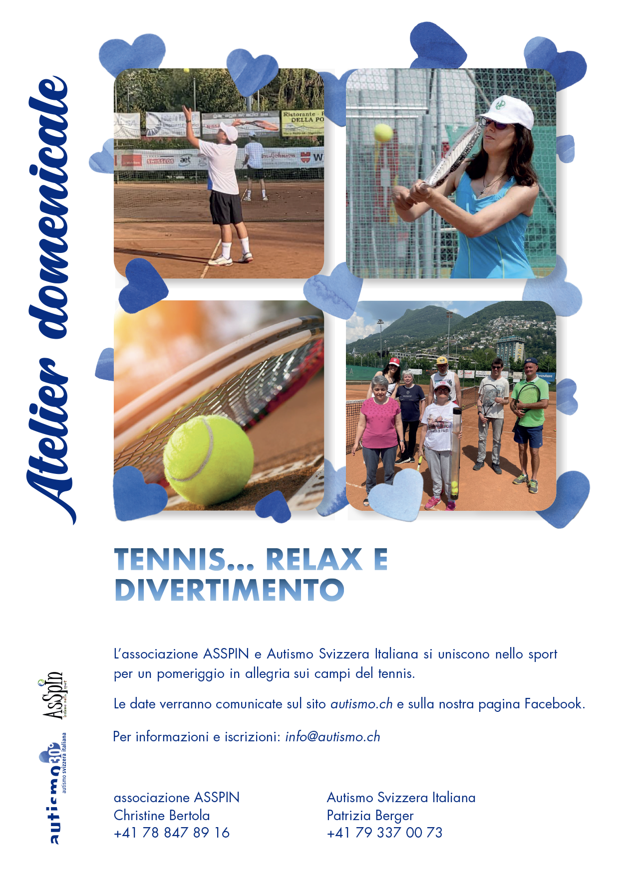 asi autismo svizzera italiana - tennis giugno 2022