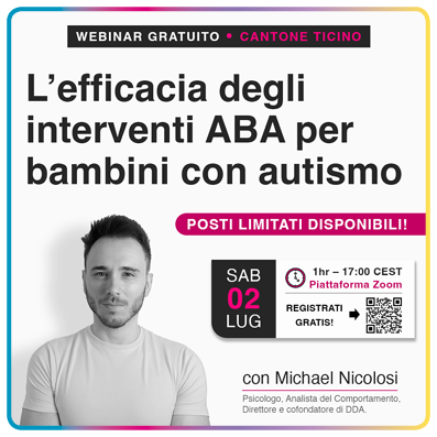asi autismo svizzera italiana - ABA webinar Luglio 2022
