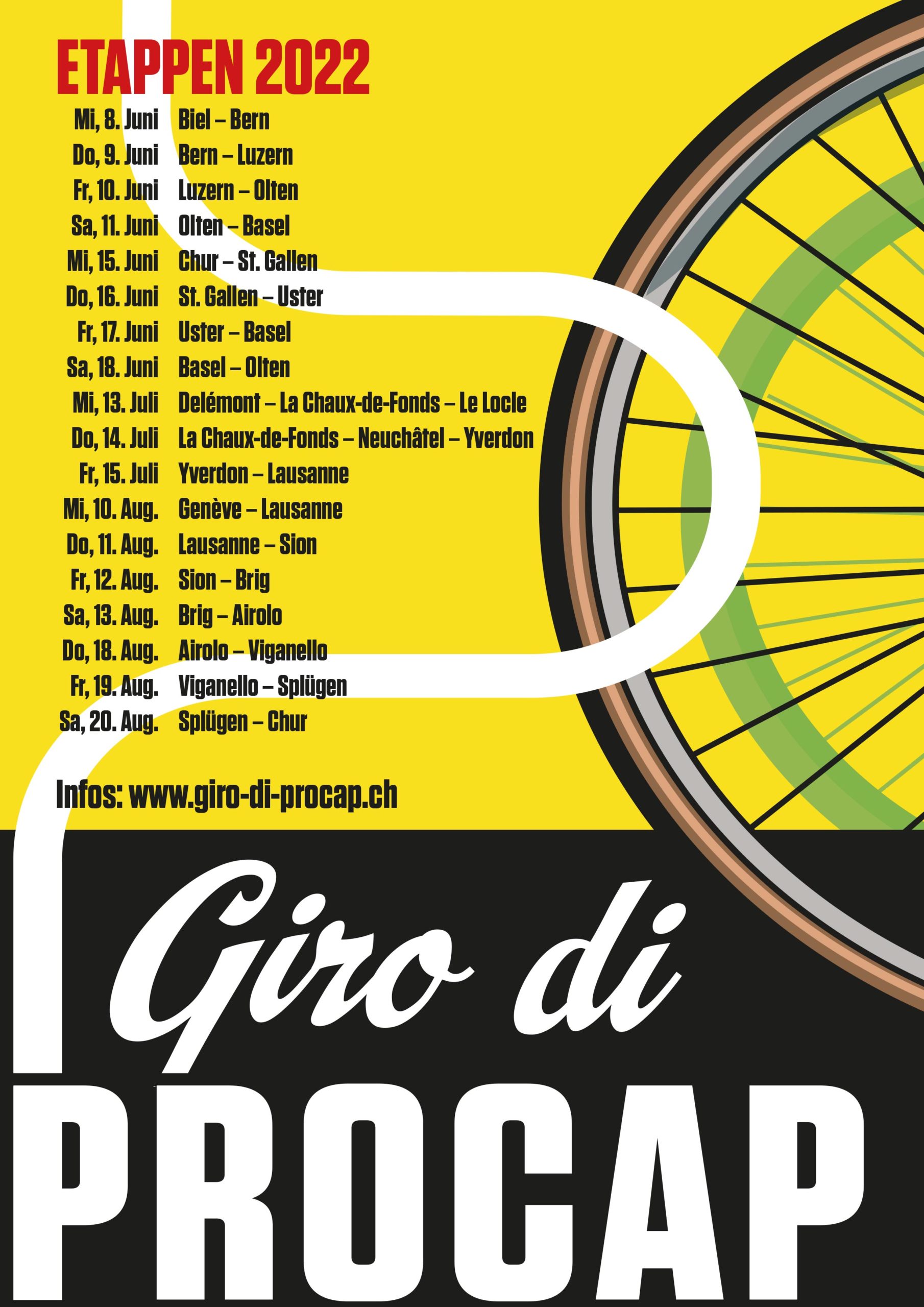 asi | Giro di Procap locandina 2022